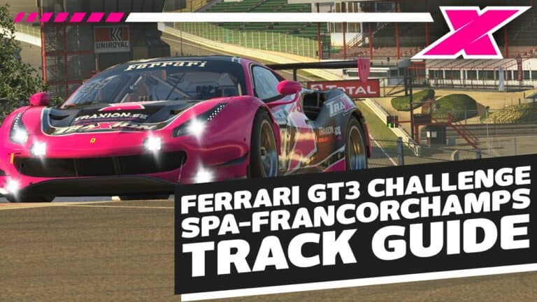 2021 iRacing Season 4 Ferrari GT3 Challenge - Week 6, Spa Track Guide | Dave Cam