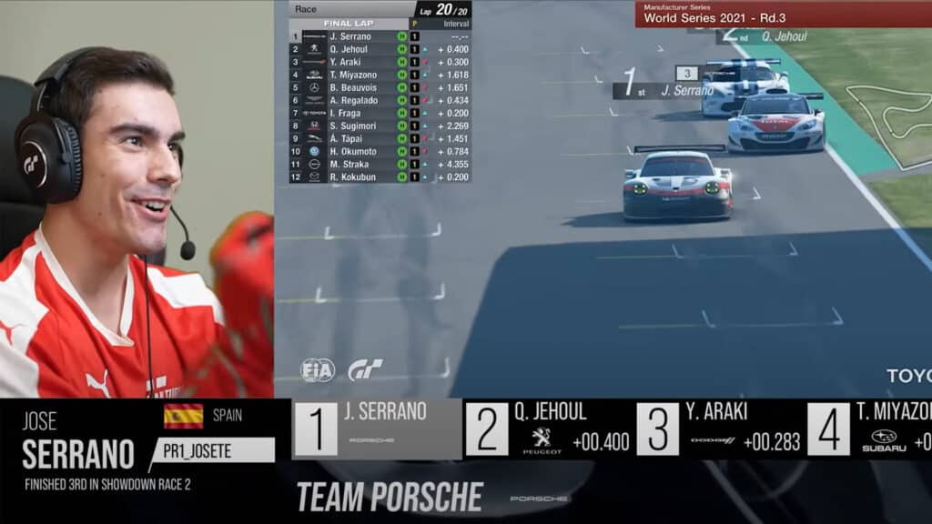 Porsche wins Manufacturers Cup Red Bull Ring 2021 GT Sport