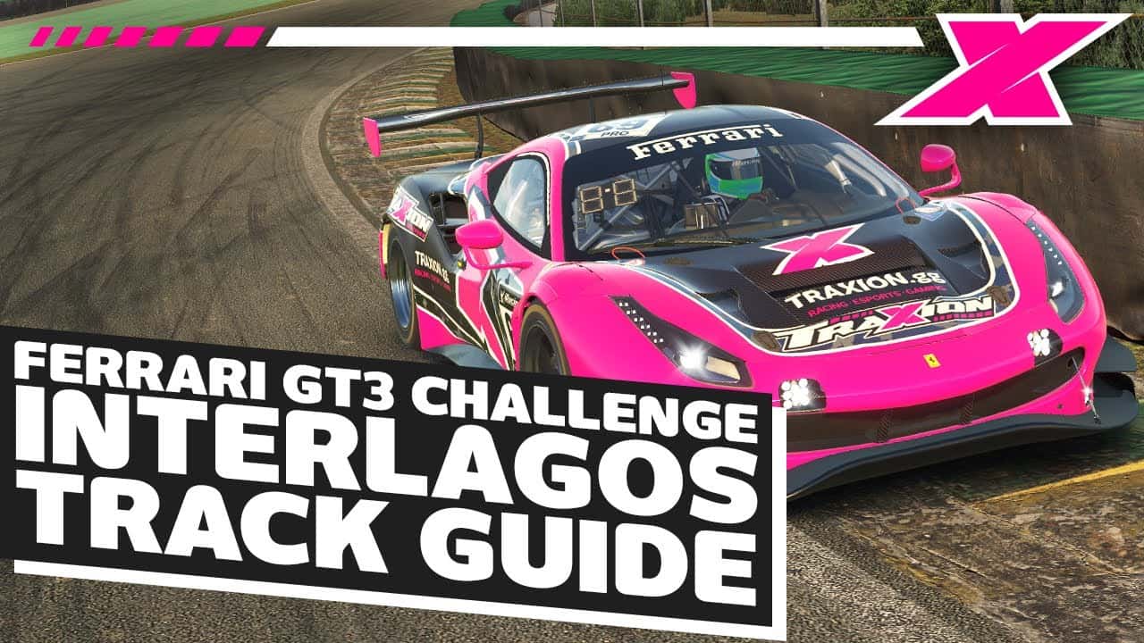 Dave Cam Interlagos iRacing Track Guide Ferrari GT3 EVO Traxion