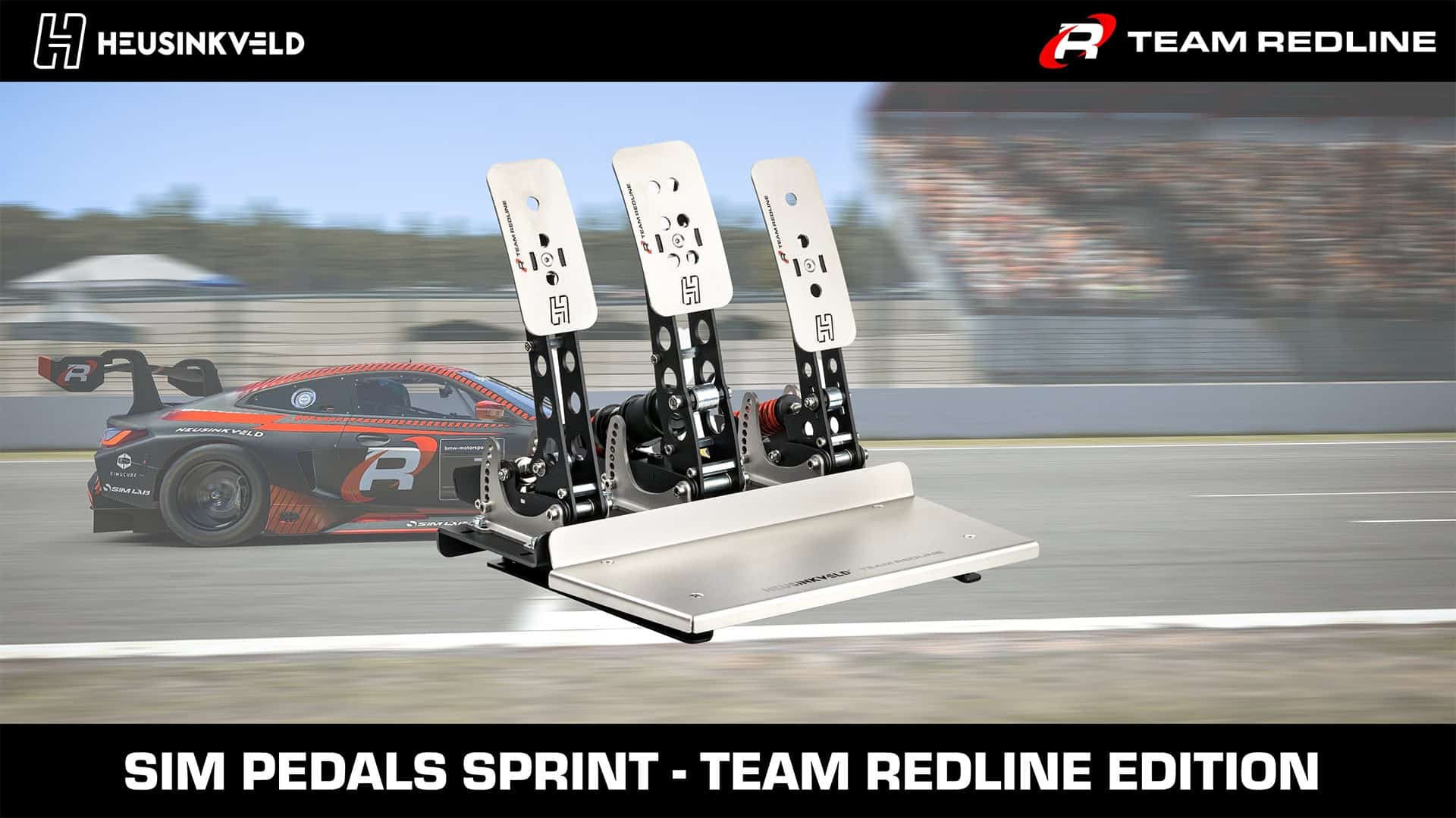 Heusinkveld, Team Redline announce special branded Sim Pedals Sprint