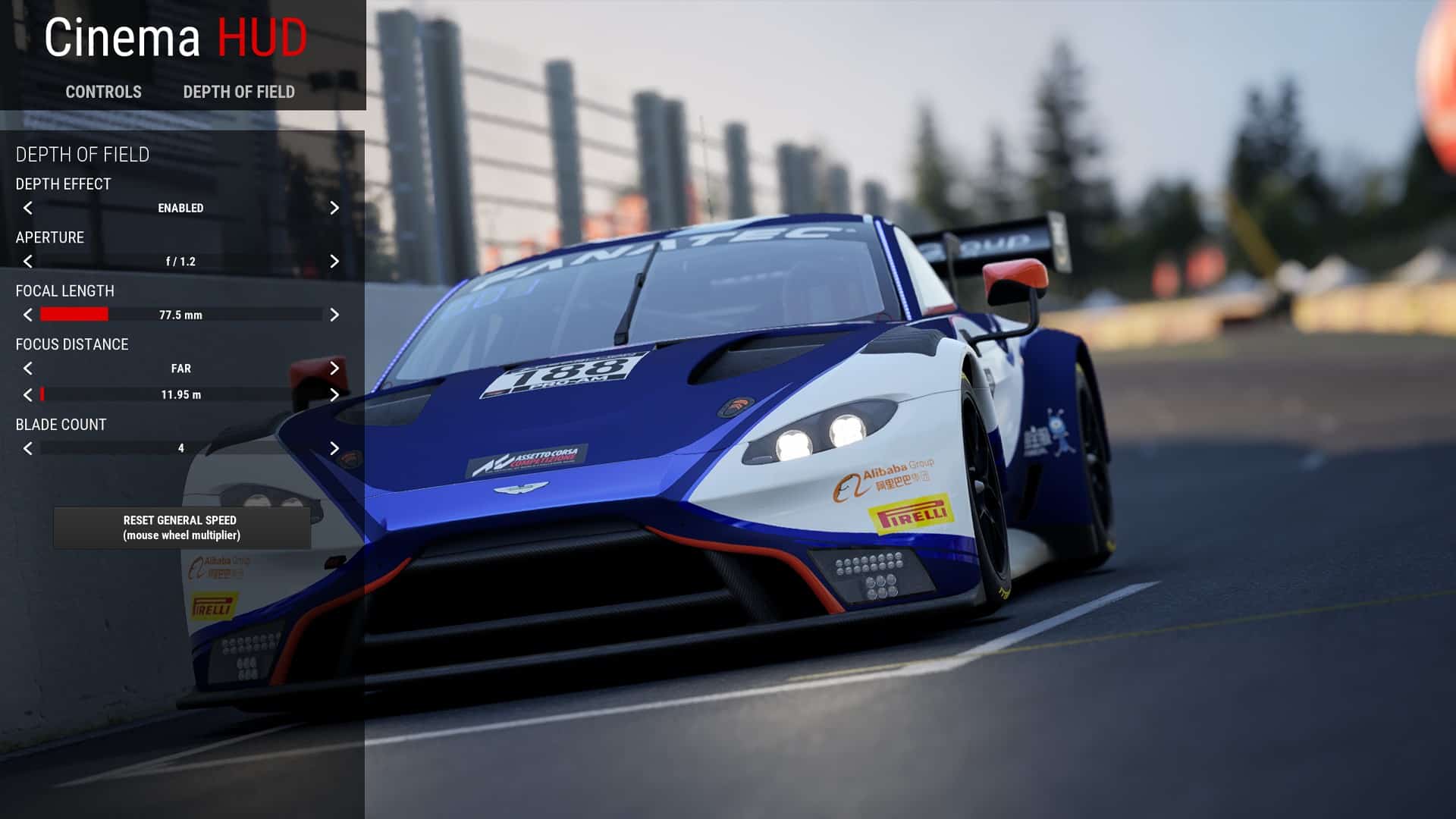 A guide to Assetto Corsa Competizione's v1.8 Cinema HUD photo mode ...