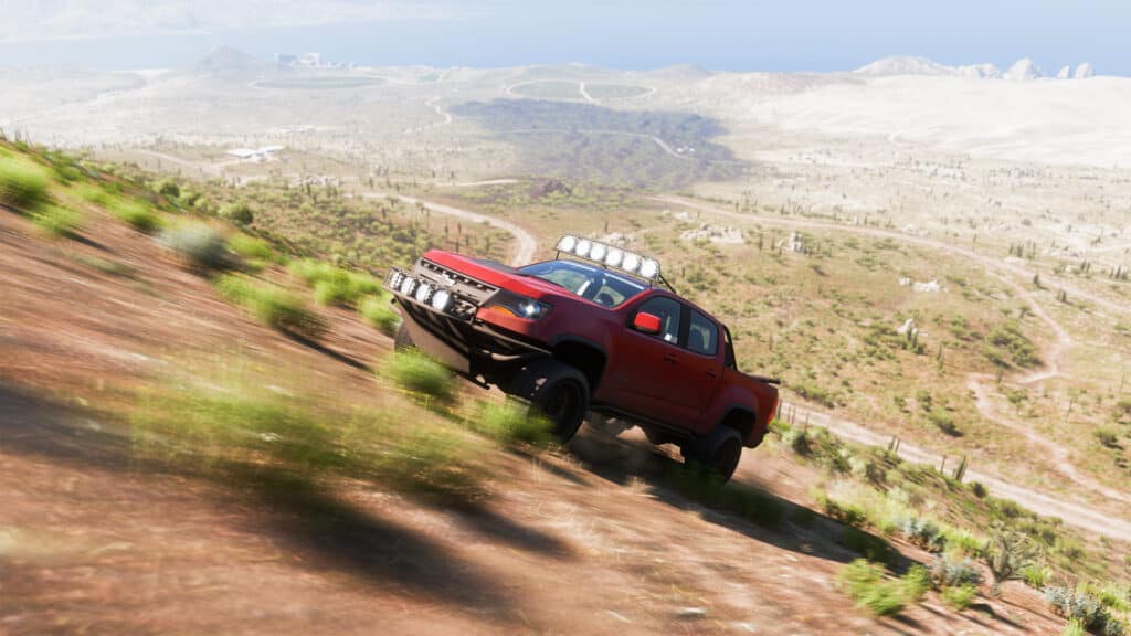 Chevrolet Colorado ZR2 Forza Horizon 5 climbing a mountain