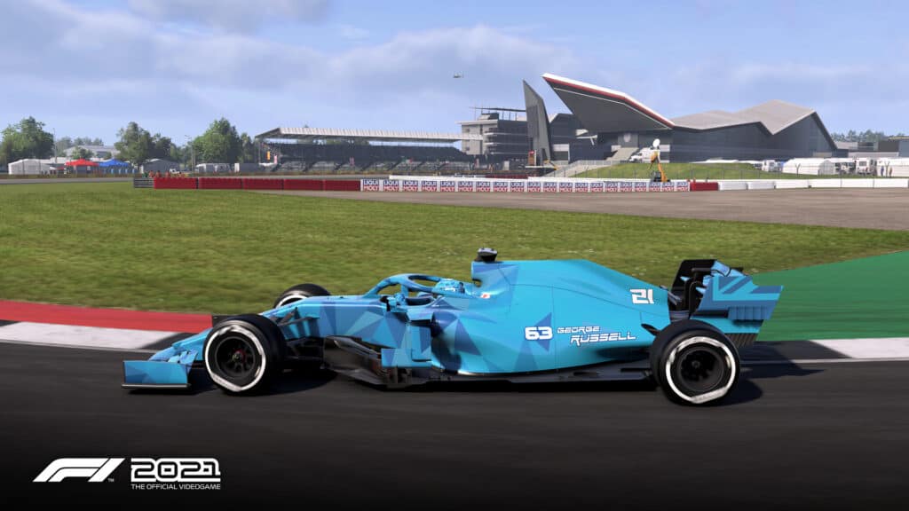 George Russell F1 2021 game livery Podium Pass