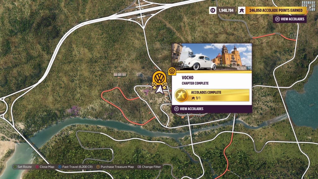 Forza Horizon 1 Map