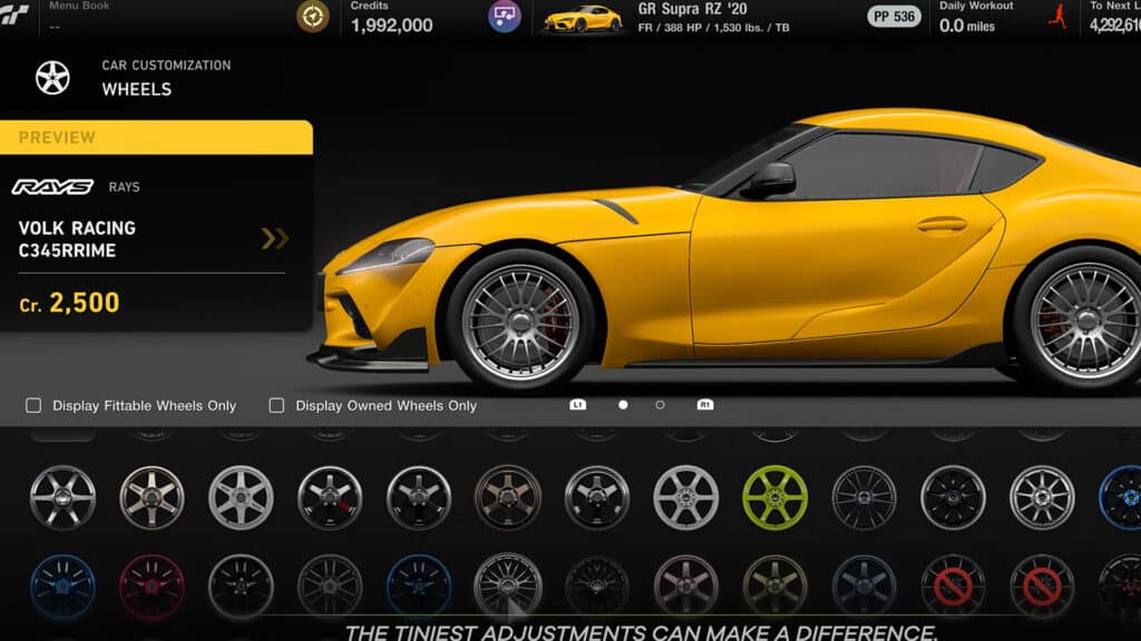 Gran Turismo 7 RAYS wheels