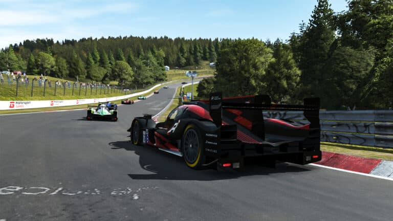 Le Mans Virtual Series Team Redline and TESLA R8G win shortened Nürburgring event