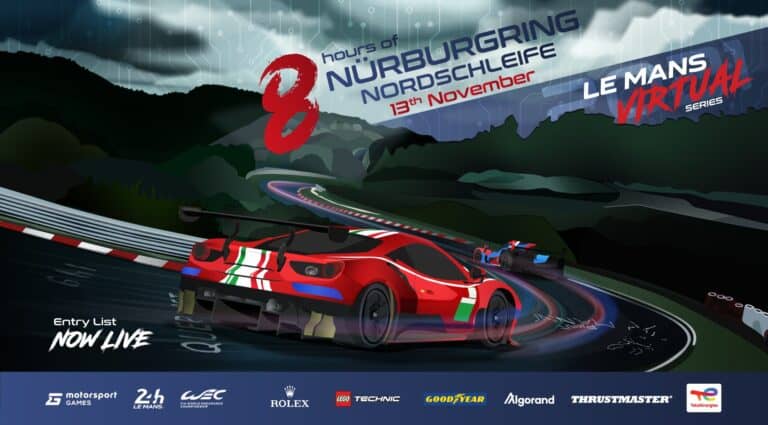 Star-studded Nordschleife Le Mans Virtual Series driver line-up revealed