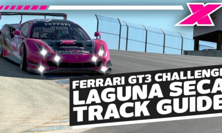 2021 iRacing Season 4 Ferrari GT3 Challenge – Week 9 at Laguna Seca Track Guide | Dave Cam