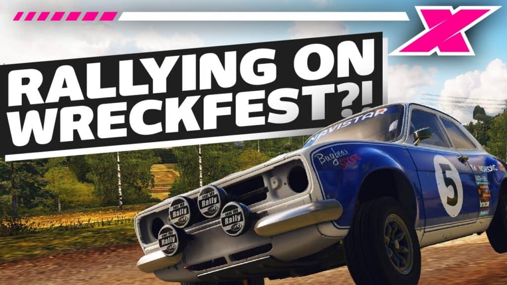 WATCH: There is now a RALLY Stage on Wreckfest!