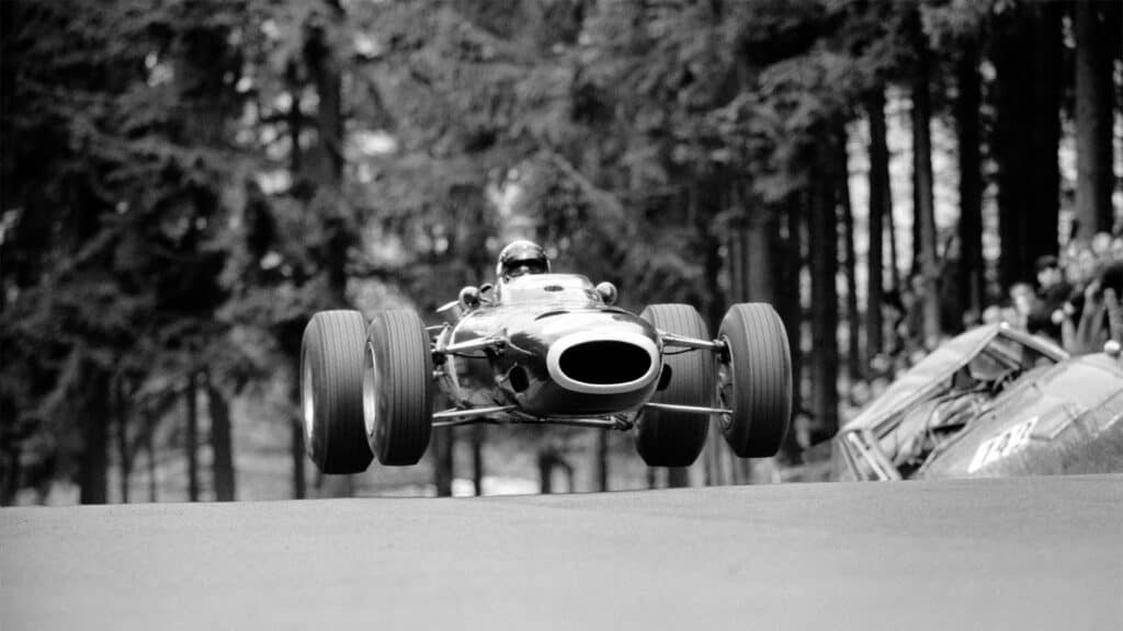 Jackie Stewart, BRM P261, at Brunnchen - ID: 1016916008, Photographer: Rainer Schlegelmilch, Motorsport Images