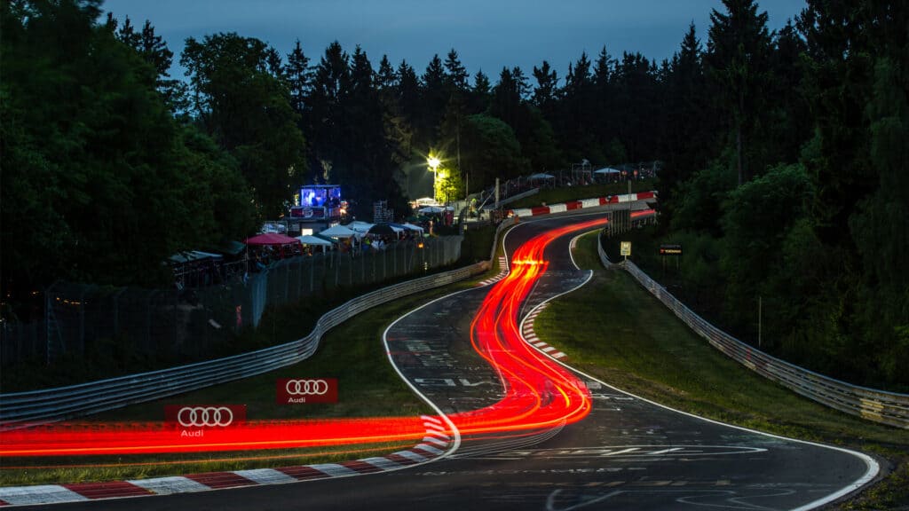 Trailing lights at Pflanzgarten - ID: 1018099547, Photographer: Eric Gilbert, Motorsport Images