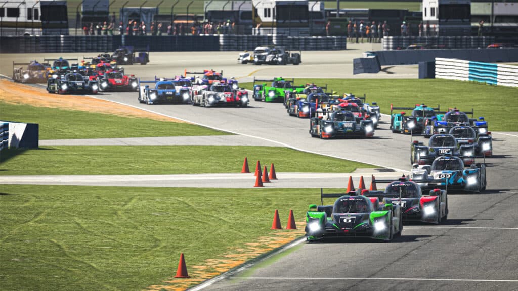 VCO ProSIM SERIES Round 4 Sebring, Max Verstappen leads