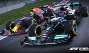 F1 2021, Max Verstappen of Red Bull Racing and Lewis Hamilton of AMG F1 Petronas Mercedes