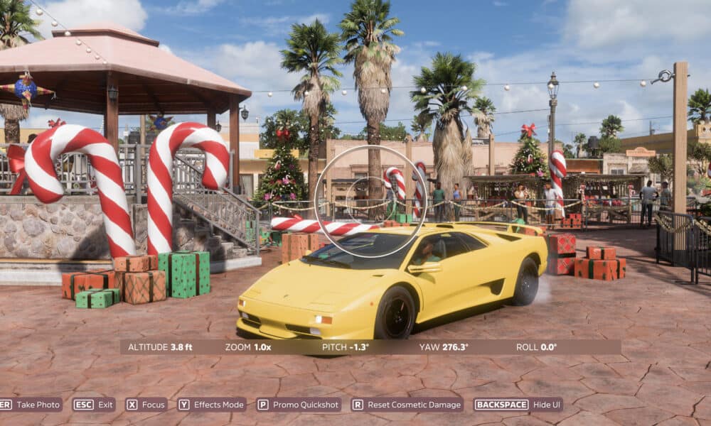 How to complete the Forza Horizon 5 #MERRYLILLAMBO Photo Challenge