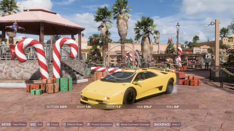 How to complete the Forza Horizon 5 #MERRYLILLAMBO Photo Challenge