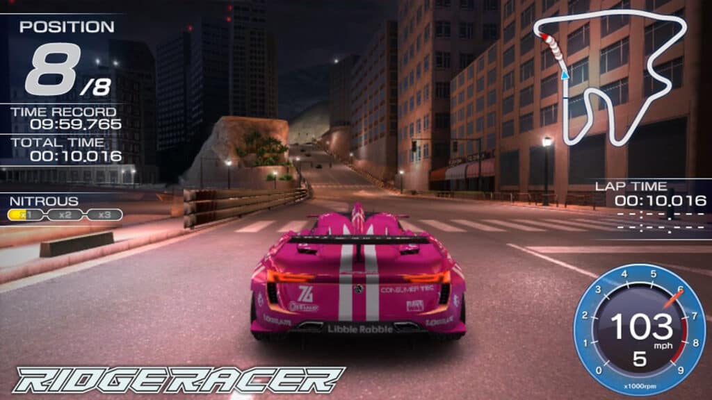Ridge Racer PlayStation Vita gameplay