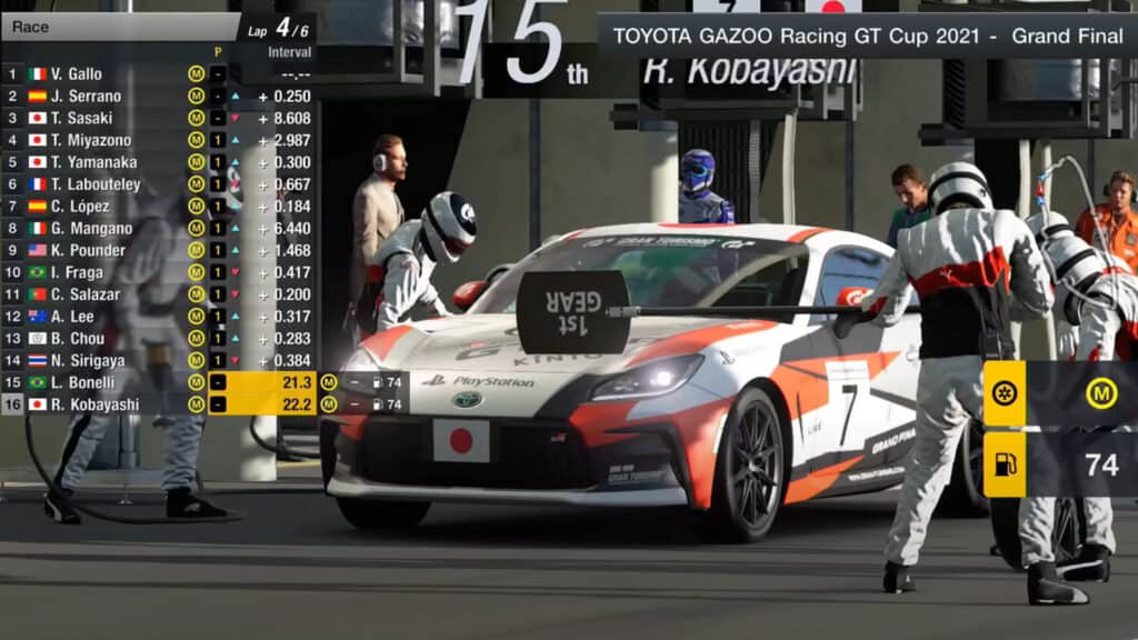 Toyota GAZOO Racing GT Cup 2021 Grand Final, GR86 pit stop