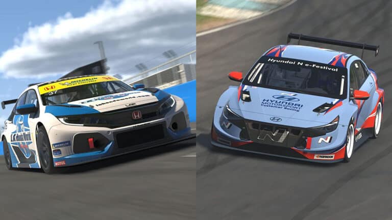 iRacing adding Honda and Hyundai Touring cars in 2022 Season 1 build