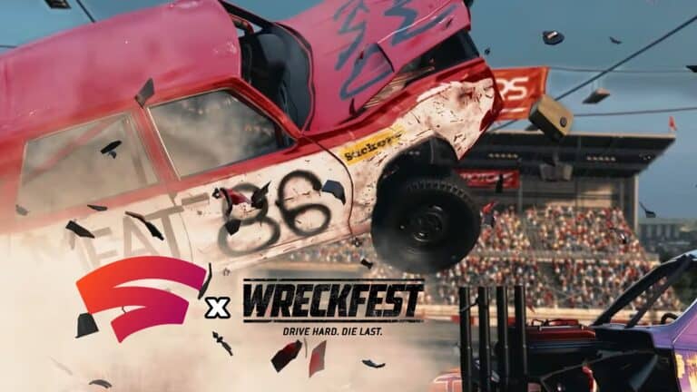 Wreckfest now available to play on Google Stadia