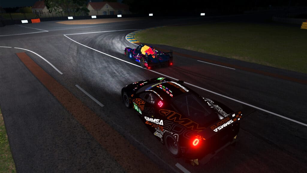 24 Hours of Le Mans Virtual 2022, late night lapping, SIMMSA Esports and Red Bull Racing Esports