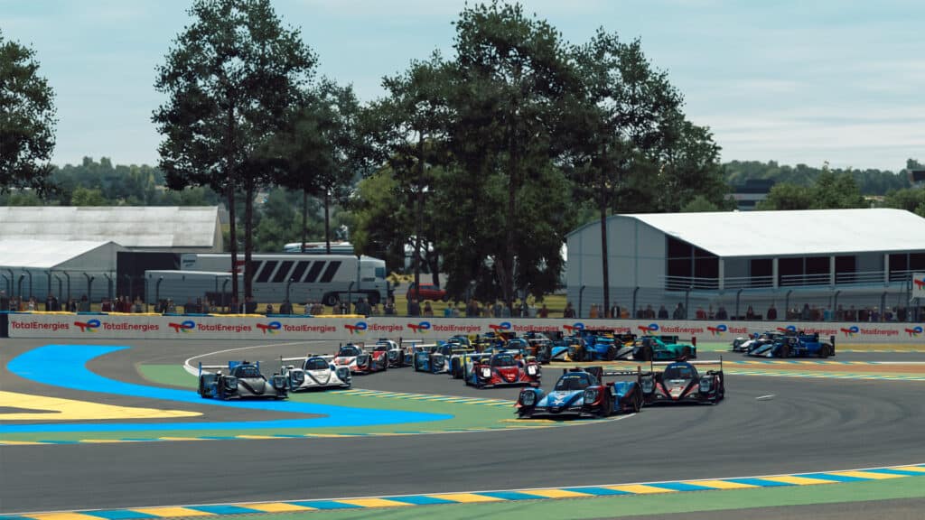 24 Hours of Le Mans Virtual Race start