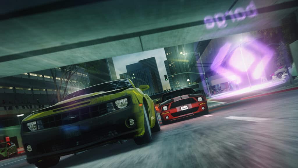 Blur racing game, power-ups