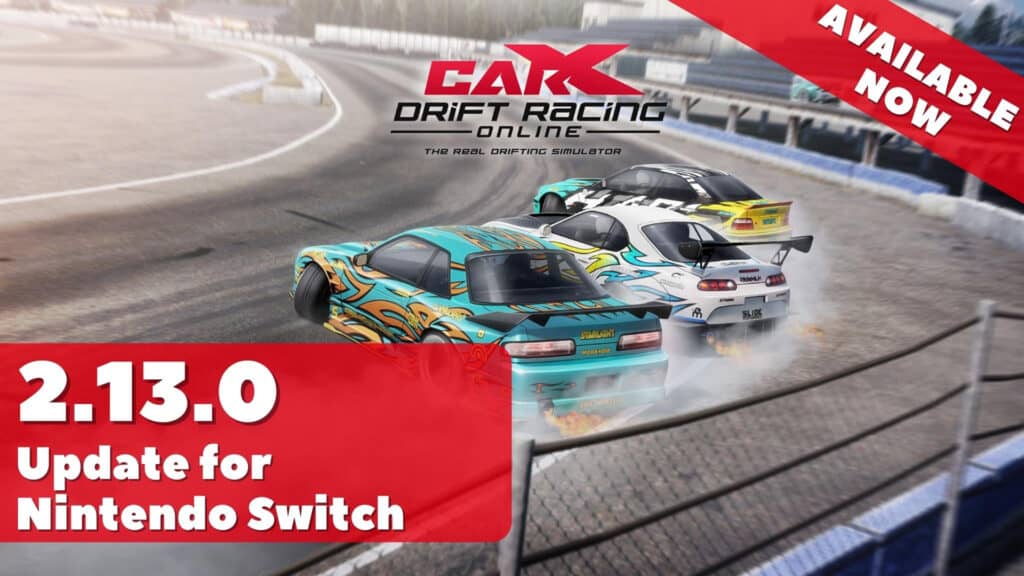 CarX Drift Racing Online, Nintendo Switch 2.13.0 update