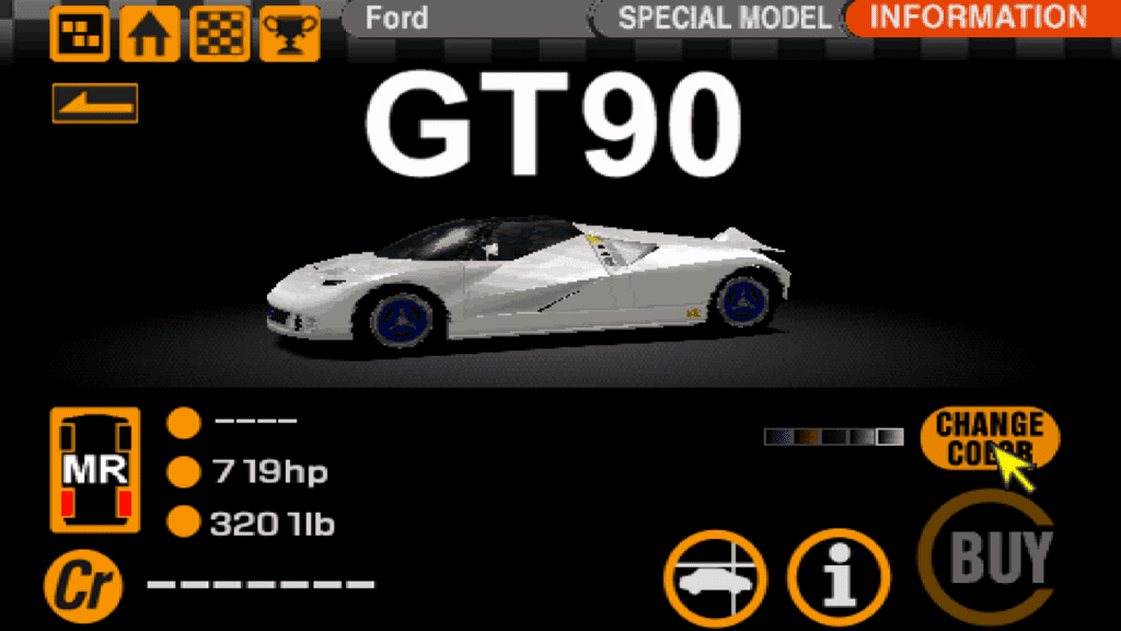 Gran Turismo 2 Ford GT90