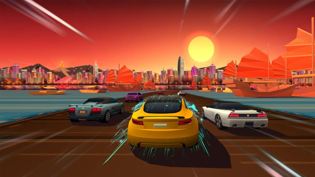 Horizon Chase China Sprint Lightning electric car gameplay