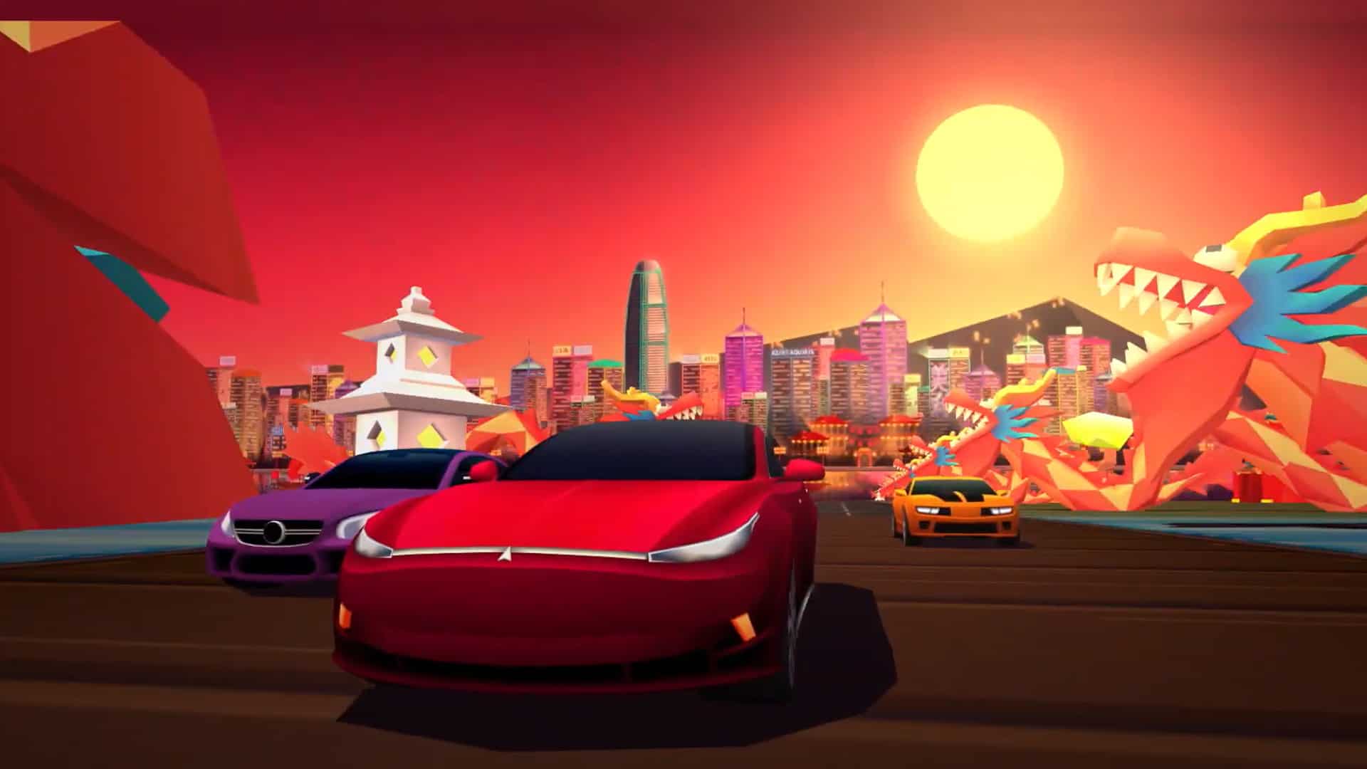 Horizon Chase’s China Sprint DLC adds new tracks and electric car