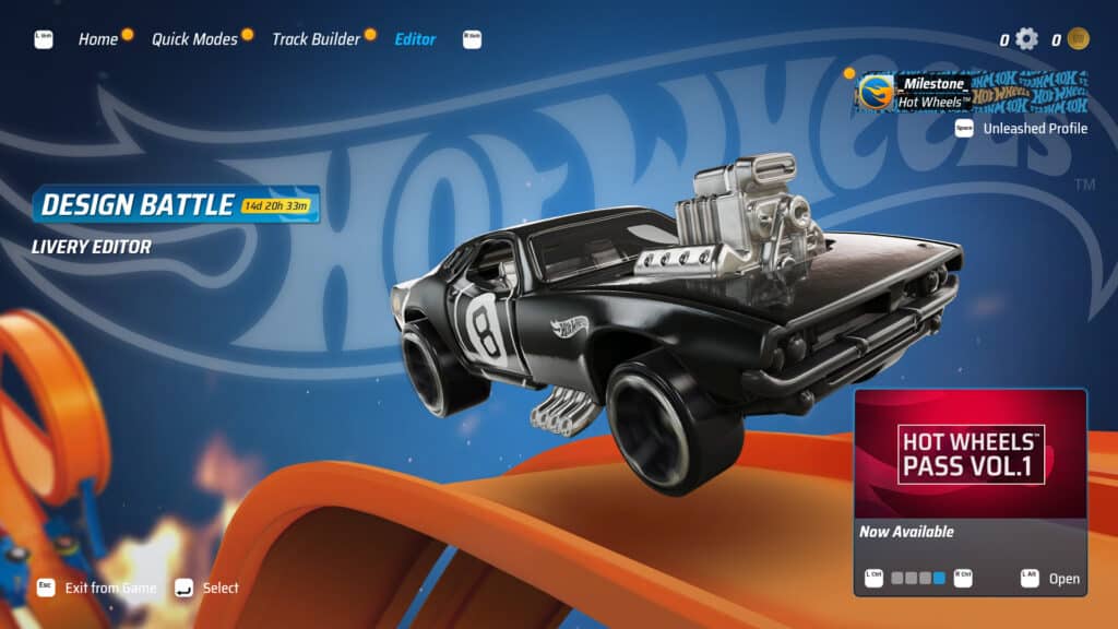 Hot Wheels Unleashed Design Battle