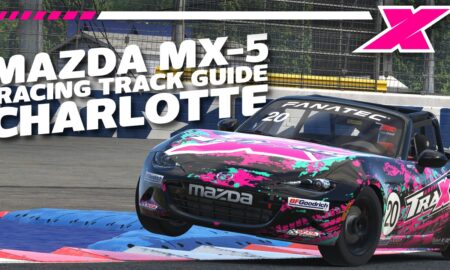 2022 iRacing Season 1 Global Mazda MX-5 Fanatec Cup – Week 6 at Charlotte Roval Track Guide | Dave Cam