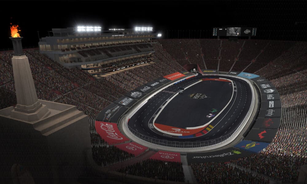 NASCAR's LA Coliseum track coming to iRacing on 26th January