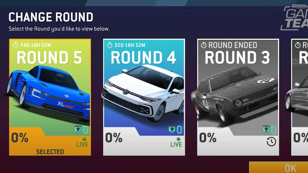 Real Racing 3 2022 update 10.1 Round 5