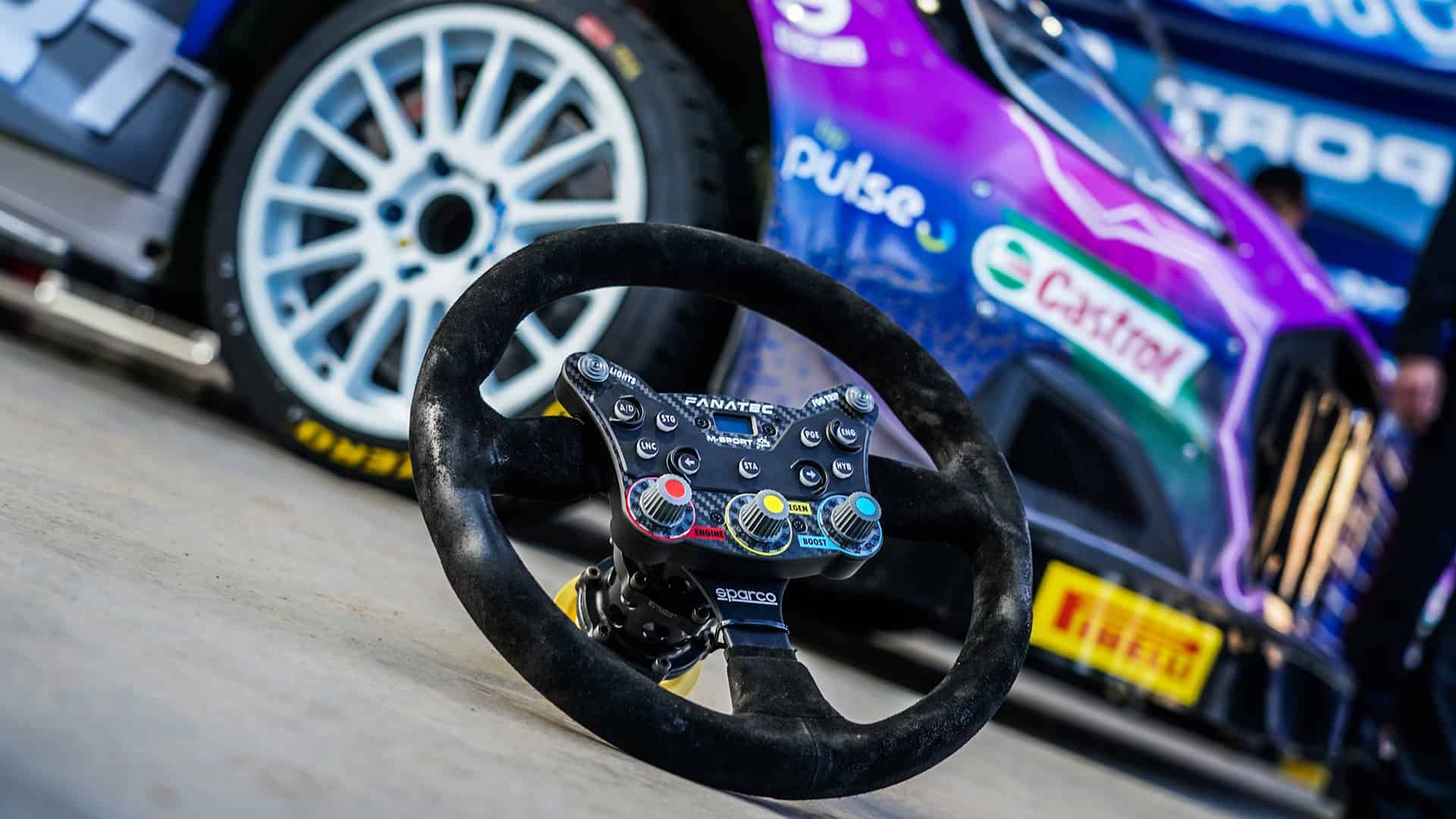 The Fanatec Podium Button Module Rally is a WRC-winning sim wheel | Traxion