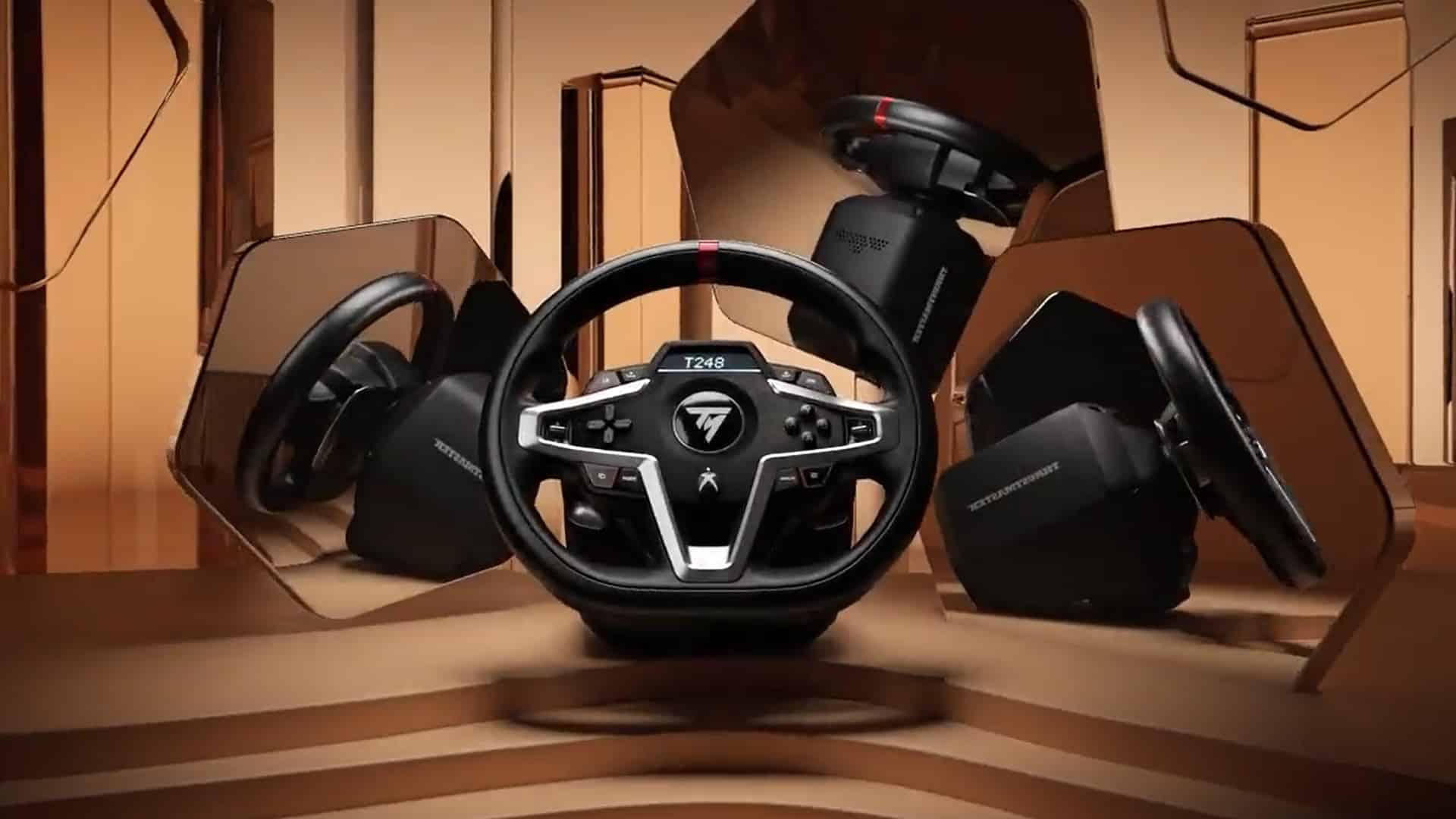 Thrustmaster T248 ハンコン スラストマスター Xbox,PC用 - テレビ 