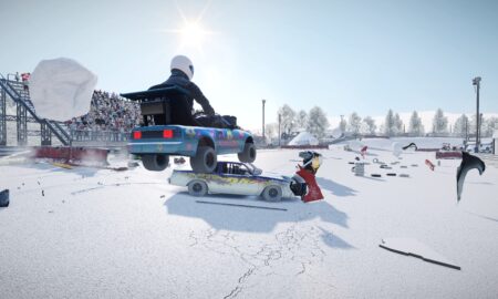 Snow returns in Wreckfest's Winter Fest Tournament update