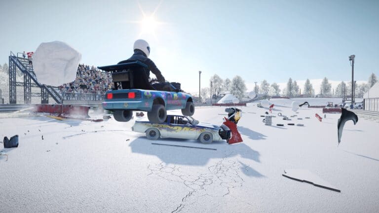 Snow returns in Wreckfest's Winter Fest Tournament update