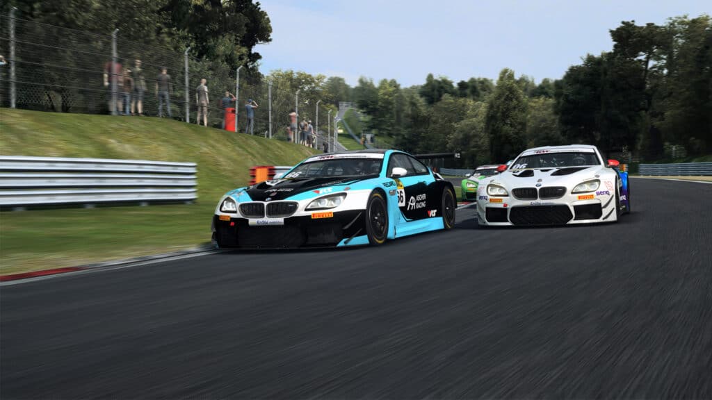 2022 ADAC GT Masters Esports Championship, round one, Brands Hatch, BMW M6 GT3 02