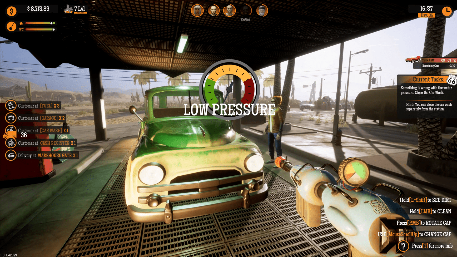 Free Car Wash Update comes to Gas Station Simulator Traxion