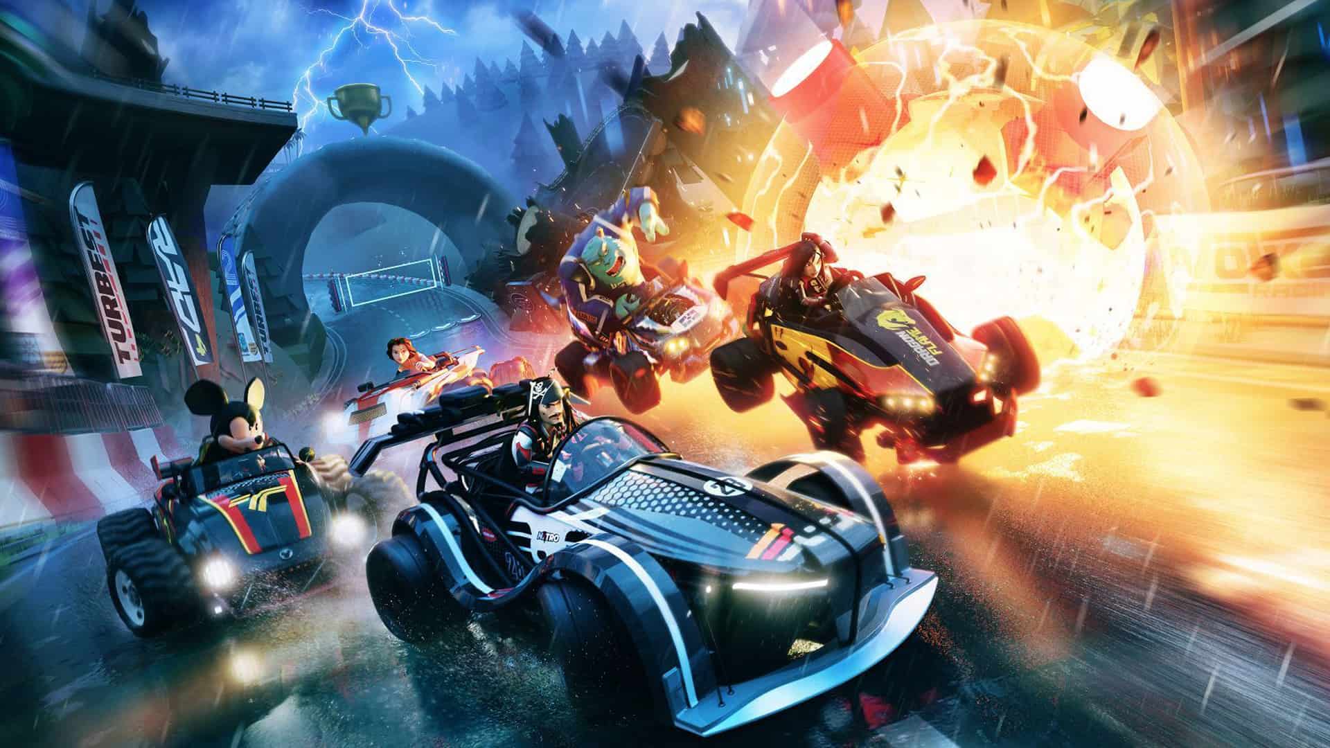 Disney Speedstorm is a free-to-play kart racer for PC and consoles