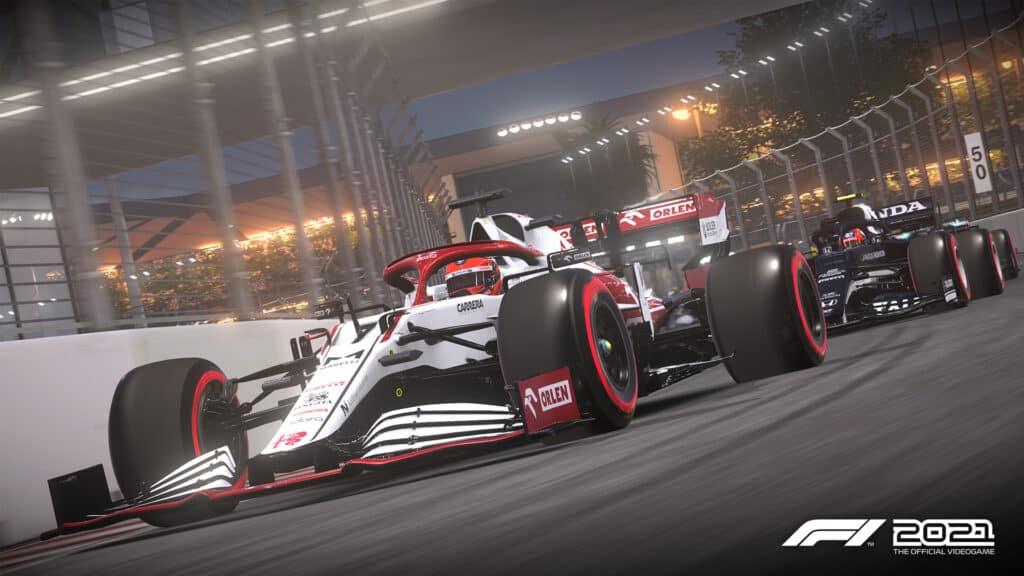 F1 2021 game, Jeddah, Alfa Romeo