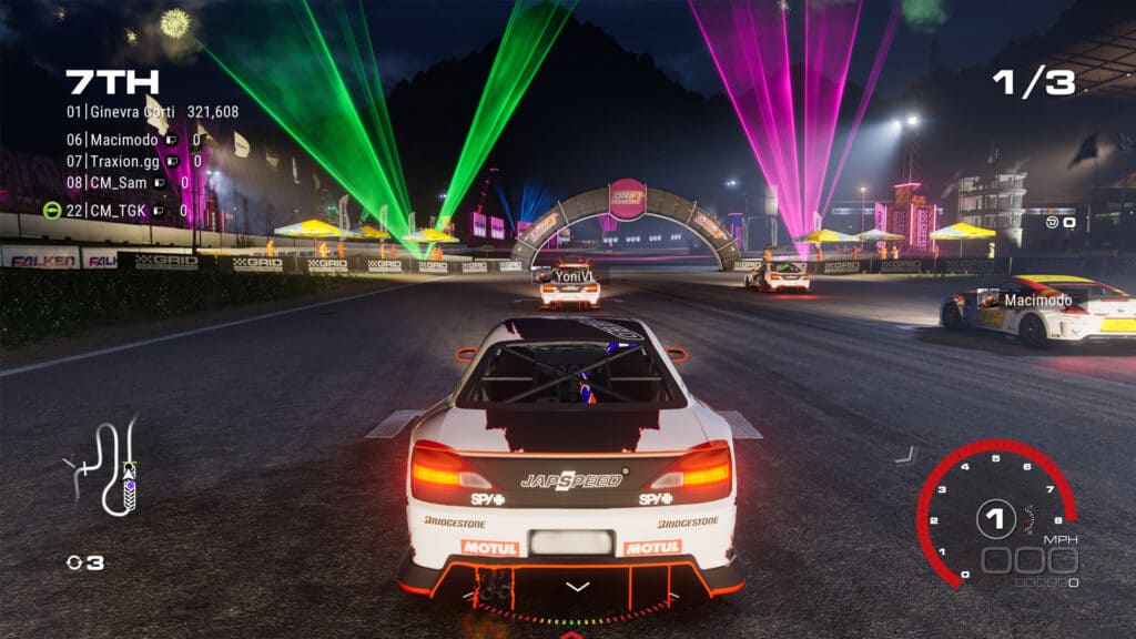 GRID Legends, online multiplayer, drift event, Nissan Silvia