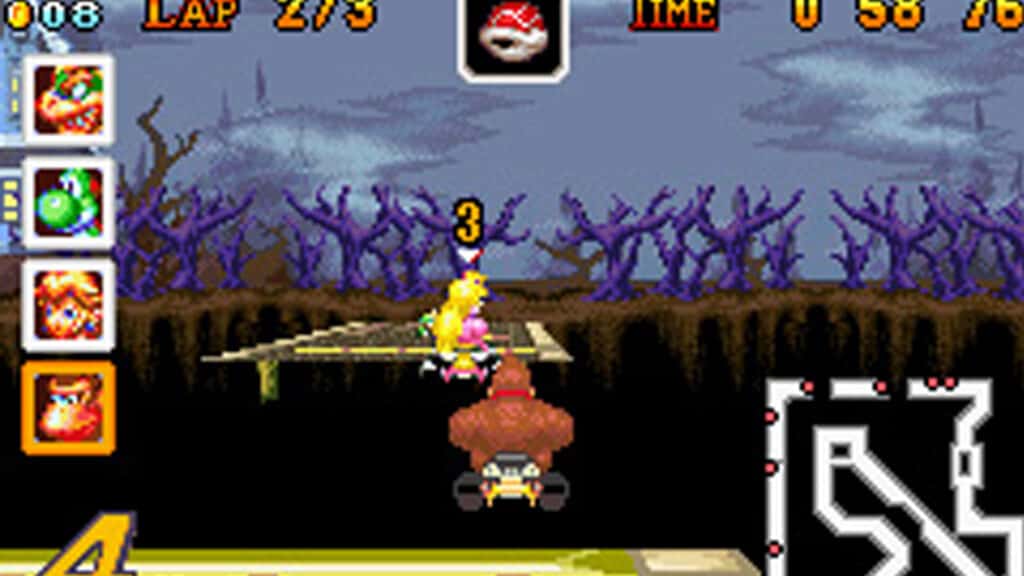 Game Boy Advance - Mario Kart Super Circuit Donkey Kong
