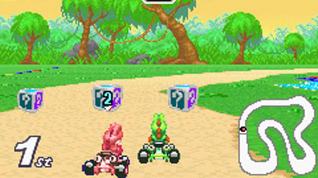 Game Boy Advance - Mario Kart Super Circuit Yoshi