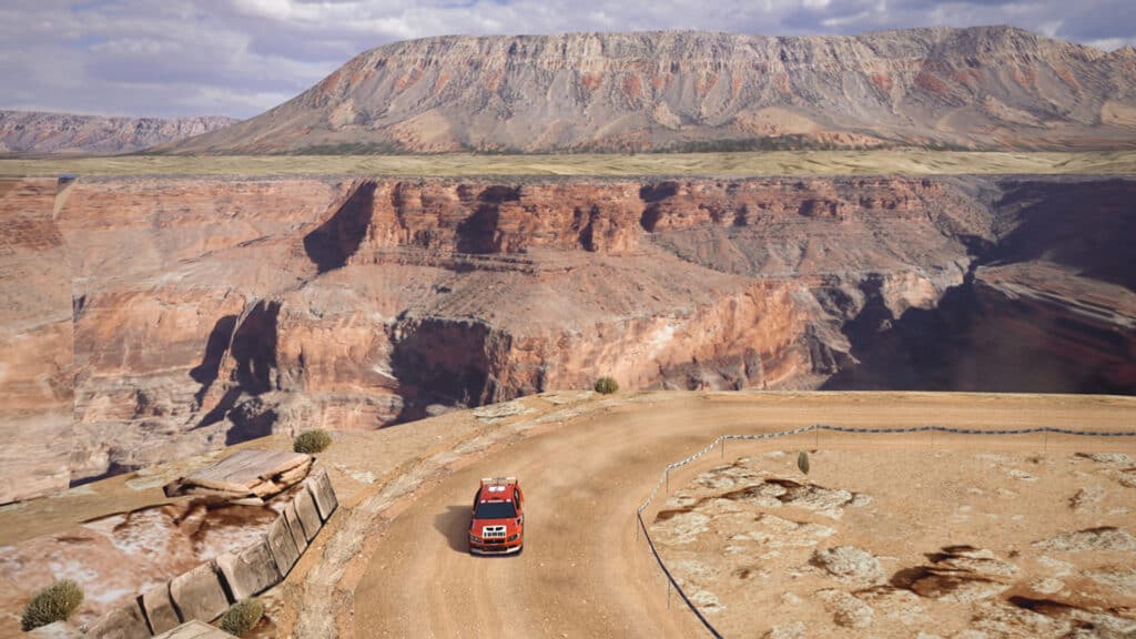 Gran Turismo 4, Grand Canyon, Mitsubishi Evo VII rally car