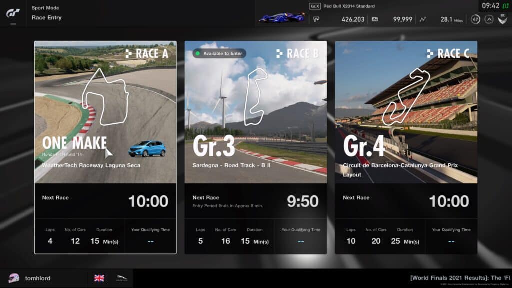 GT Sport Daily Races, 7th February 2022