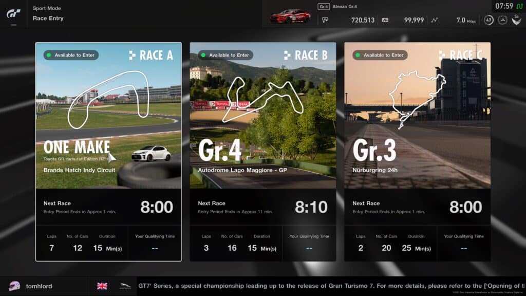 GT Sport Daily Races, 28th February 2022