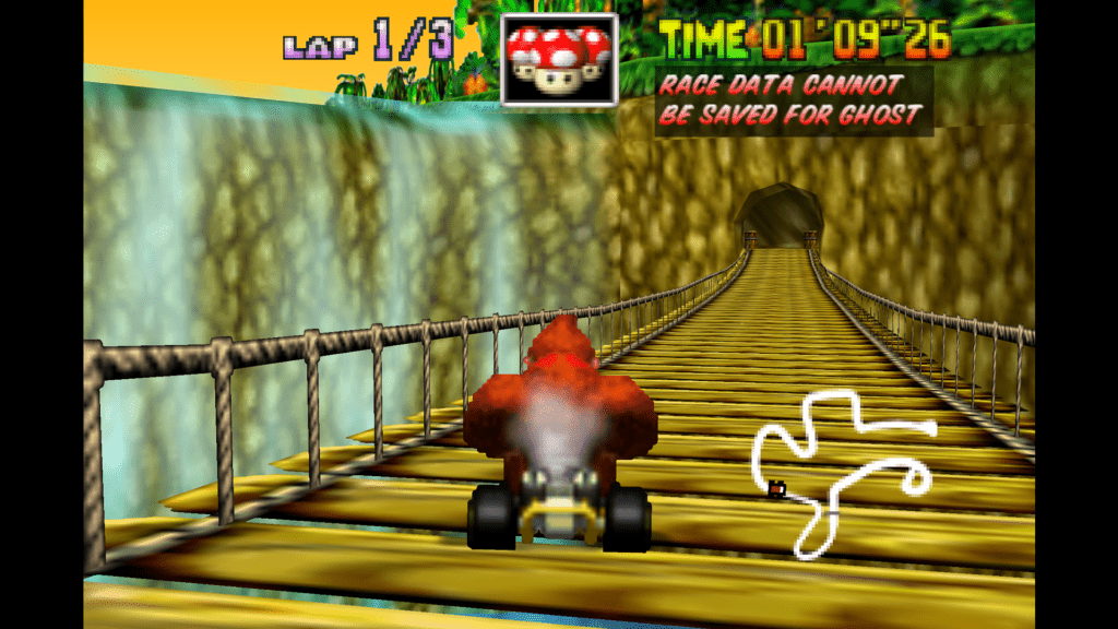 D.K.’s Jungle Parkway – Mario Kart 64 