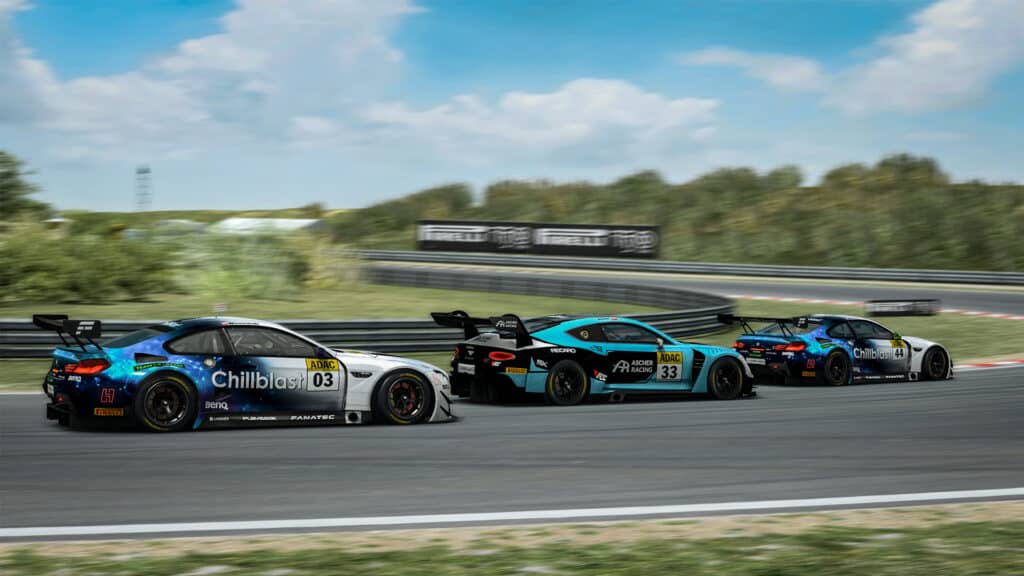 ADAC GT Masters Esports Championship 2022 Zandvoort - Feature race battles